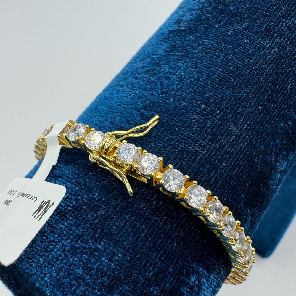 18k 30ct Tennis Bracelet - Picture 13 of 14